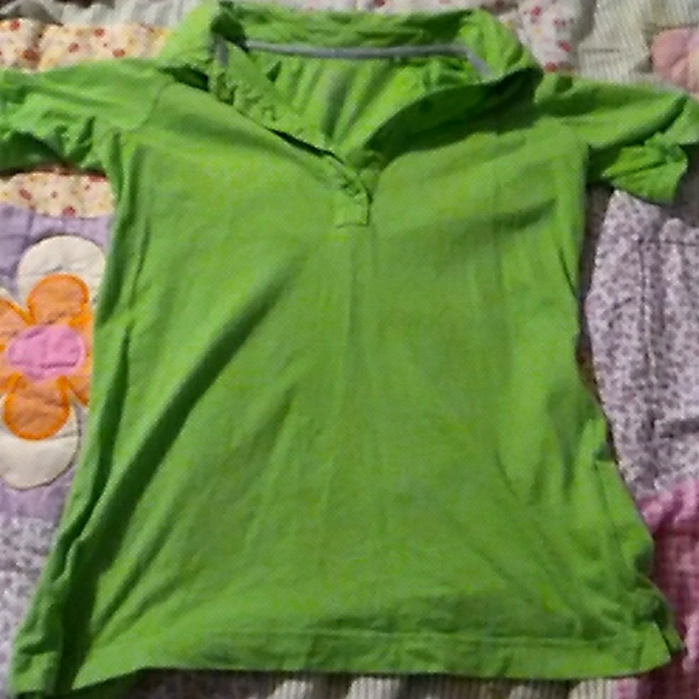 Lime green Nike extra small collared shirt